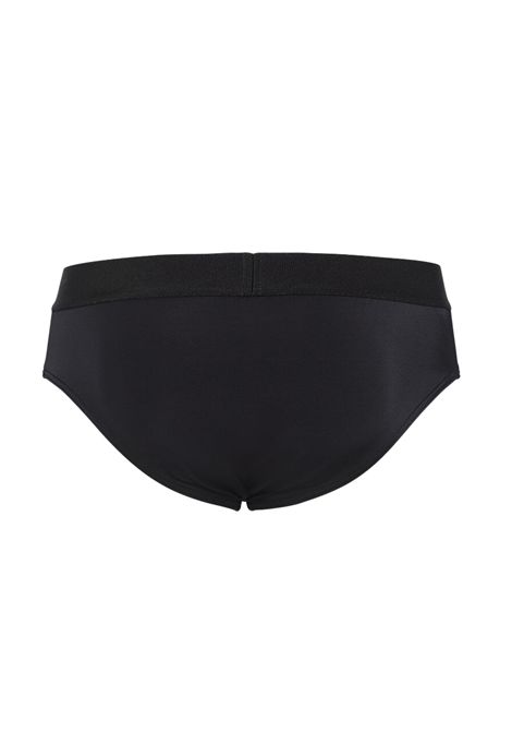 Costume Dsquared2  Swimwear uomo D7B356030004 nero  verde logo vita DSQUARED2 SWIMWEAR | Costumi | D7B356030004